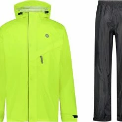 AGU Passat Regenpak Essential - Fluo Geel - L - Dames & Heren - Waterdicht -Fietsen-Accessoires Shop 550x455 1