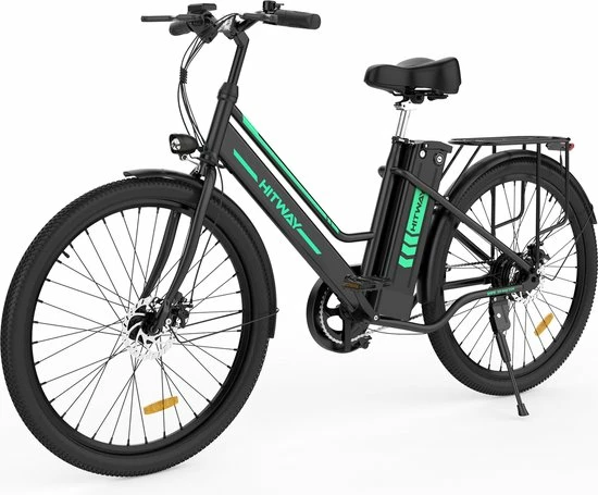 Hitway Elektrische Fiets | E-bike Damesfiets | 35-70KM | 26 Inch | 250W Motor | Zwart 7 Hitway Elektrische Fiets | E-bike Damesfiets | 35-70KM | 26 Inch | 250W Motor | Zwart - Afbeelding 7