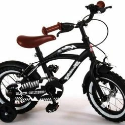 Volare Black Cruiser Kinderfiets - Jongens - 12 Inch - Zwart - 2 Handremmen -Fietsen-Accessoires Shop 550x458 2