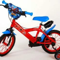 Spider-Man Kinderfiets - Jongens - 14 Inch - Rood/Blauw - Twee Handremmen -Fietsen-Accessoires Shop 550x461 4