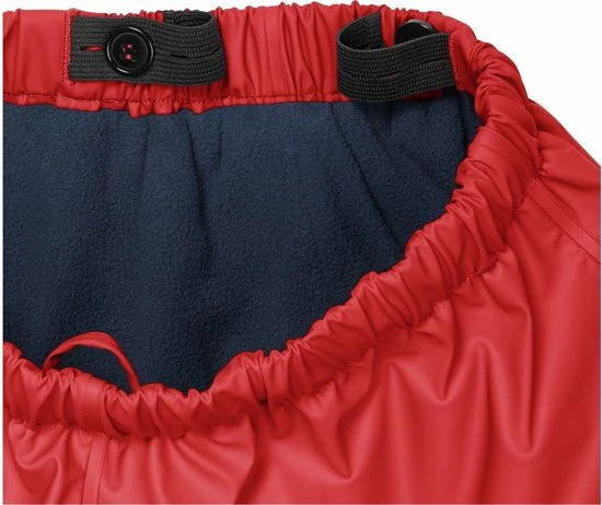 Playshoes - Regenbroek Met Fleece Voering Voor Kinderen - Rood - Maat 104cm 3 Playshoes - Regenbroek Met Fleece Voering Voor Kinderen - Rood - Maat 104cm - Afbeelding 3
