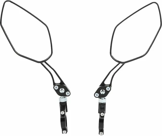 NueNext Fietsspiegel Ebike 2 Stuks Achteruitkijk Spiegel Op Stuur Multi-verstelbaar 360 Rotatie - Speed-pedelec 12 NueNext Fietsspiegel Ebike 2 Stuks Achteruitkijk Spiegel Op Stuur Multi-verstelbaar 360 Rotatie - Speed-pedelec - Afbeelding 12