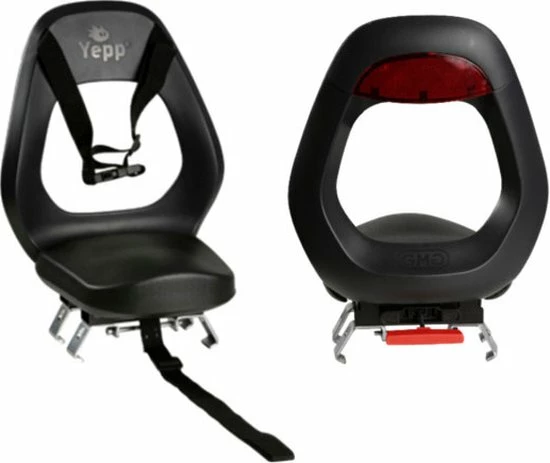 Yepp Achterzitje Junior Basic - Black 2 Yepp Achterzitje Junior Basic - Black - Afbeelding 2