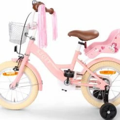 SJOEF Dolly Meisjesfiets 14 Inch - Roze -Fietsen-Accessoires Shop 550x464 7