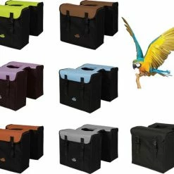 Dubbele Greenlands Fietstas - Zwart -Fietsen-Accessoires Shop 550x466