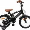 Amigo BMX Fun Jongensfiets - Kinderfiets 14 Inch - Matzwart