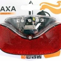 AXA - Omega - Fiets Achterlicht - LED Fietsverlichting Op Batterij – Auto On/off Systeem - 50-80 Mm - Rood -Fietsen-Accessoires Shop 550x474