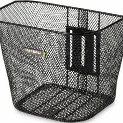 Basil Bremen Fietsmand - Voor - Staal - Inclusief Bevestigingssysteem - Zwart -Fietsen-Accessoires Shop 550x477 4