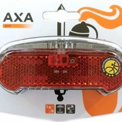 AXA - Riff Battery - Fiets Achterlicht - LED Fietsverlichting Op Batterij - 50-80 Mm - Rood -Fietsen-Accessoires Shop 550x485
