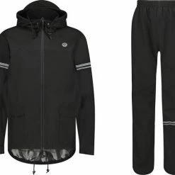 AGU Original Regenpak Essential - Zwart - M - Dames & Heren - Waterdicht & Ademend -Fietsen-Accessoires Shop 550x486 2