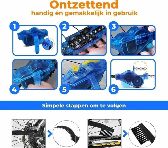 Merkloos Fietsketting Reiniger - Ketting Schoonmaken - Kettingborstel - Fiets Schoonmaak Set - Ontvetter Fiets - Kettingreiniger - Fietsketting Smeermiddel - Fiets Accessoires - Fietsgereedschap - Cadeau Voor Man -Vrouwen- Sinterklaas Cadeautjes 5 Merkloos Fietsketting Reiniger - Ketting Schoonmaken - Kettingborstel - Fiets Schoonmaak Set - Ontvetter Fiets - Kettingreiniger - Fietsketting Smeermiddel - Fiets Accessoires - Fietsgereedschap - Cadeau Voor Man -Vrouwen- Sinterklaas Cadeautjes - Afbeelding 5