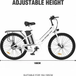 HITWAY Elektrische Fiets, 26 Inch, 250 W Motor, Li-batterij 36 V, 8.4 Ah, Tot 35-70 Km Wit Blauw 9 HITWAY Elektrische Fiets, 26 Inch, 250 W Motor, Li-batterij 36 V, 8.4 Ah, Tot 35-70 Km Wit Blauw -Fietsen-Accessoires Shop 550x493 3