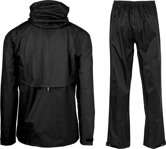 AGU Passat Regenpak Essential - Zwart - L - Dames & Heren - Waterdicht 2 AGU Passat Regenpak Essential - Zwart - L - Dames & Heren - Waterdicht - Afbeelding 2