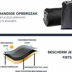 Achat? Achat Fietshoes Universeel Voor Alle Fietsen - Waterdicht 420D Oxford - Fiets Hoes Voor 1/2 Fietsen - Incl. Opbergzak -Fietsen-Accessoires Shop 550x499