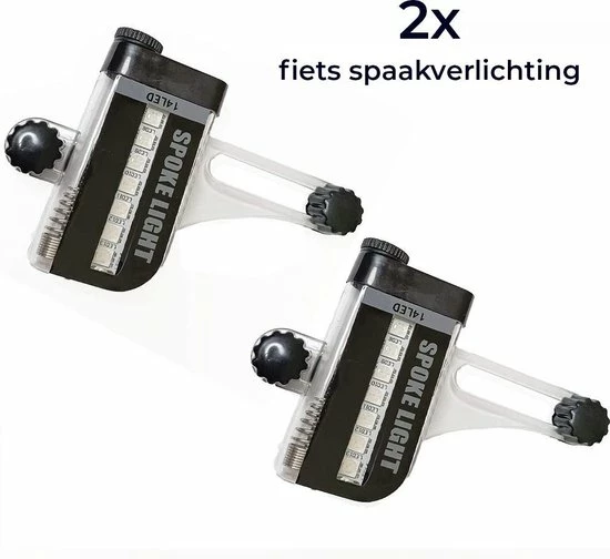 Merkloos Wielverlichting - Spaakverlichting - Fietsverlichting Wiel - Spaakreflectoren - Fietsverlichting - Spaakverlichting Kinderfiets - LED - 30 Patronen - 2 Stuks 3 Merkloos Wielverlichting - Spaakverlichting - Fietsverlichting Wiel - Spaakreflectoren - Fietsverlichting - Spaakverlichting Kinderfiets - LED - 30 Patronen - 2 Stuks - Afbeelding 3