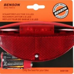 Benson LED Fietsachterlicht - Staartreflector Incl Batterij -Fietsen-Accessoires Shop 550x506 2
