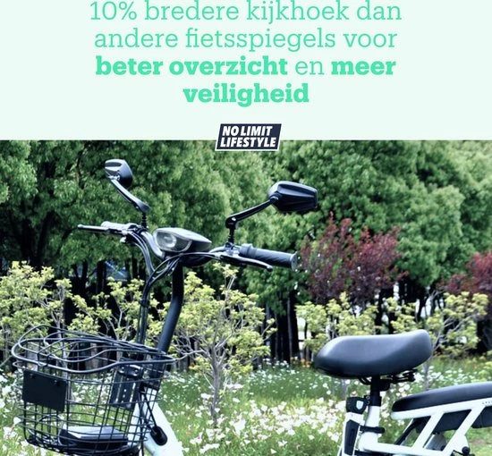 Merkloos Fietsspiegel - Fietsspiegel EBike - 360 Graden Verstelbaar - Links - Fietsspiegel Op Stuur - Fiets Spiegel - Achteruitkijksspiegel 2 Merkloos Fietsspiegel - Fietsspiegel EBike - 360 Graden Verstelbaar - Links - Fietsspiegel Op Stuur - Fiets Spiegel - Achteruitkijksspiegel - Afbeelding 2