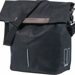 Basil City Fietsshopper - Enkele Fietstas - 16 Liter - Zwart
