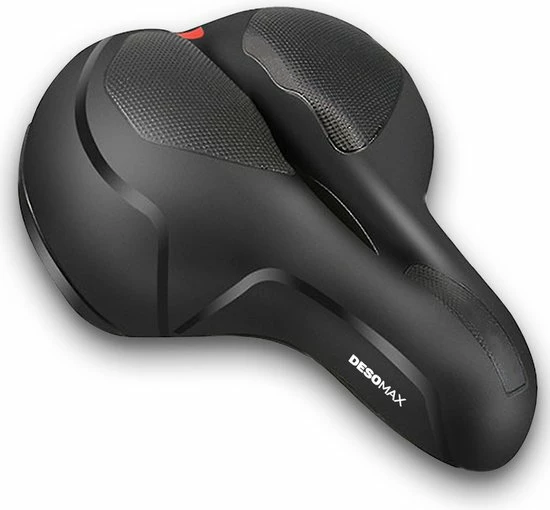 Deso All In One Fietszadel - Comfortabel Gel Zadel - Unisex - Zadelvering Ergonomisch Design - Zwart 1 Deso All In One Fietszadel - Comfortabel Gel Zadel - Unisex - Zadelvering Ergonomisch Design - Zwart