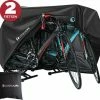 LOOXOLIFE Fietshoes - Voor 1 Fiets Of 2 Fietsen Waterdicht - XXL - Ultra Sterk & Dik - Premium PU Coating - Met Opberghoes