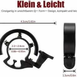 BOTC Fietsbel Ring Fietsbel - Aluminium Fietsbel - Classic Fietsbel - Fietsbel Small 22mm Zwart -Fietsen-Accessoires Shop 550x512 9