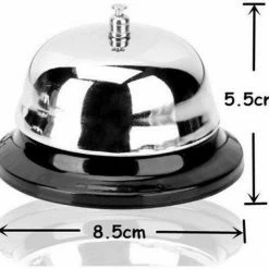 Merkloos Verchroomde RVS Tafelbel - School Bel / Balie Bel / Hotel Bel / Receptiebel -Fietsen-Accessoires Shop 550x515 5