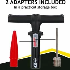 Dunlop Staande Fietspomp Pro Uitvoering - Analoge Drukmeter - Dubbele Ventielkop - Zwart -Fietsen-Accessoires Shop 550x522 1