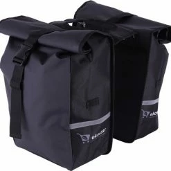 Ekostar Dubbele Fietstas - Rolltop - Waterbestendig - 46 L - Zwart -Fietsen-Accessoires Shop 550x522 3