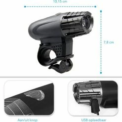 TIGIOO Fietslamp - Fietslampjes Set Koplamp - Fietslamp Voorlicht & Achterlicht USB Oplaadbaar -Fietsen-Accessoires Shop 550x522 9