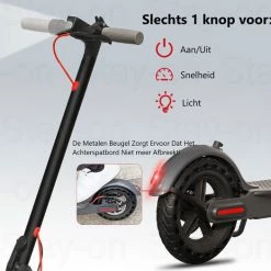 Stay-on M365 Go - Elektrische Step Voor Volwassenen & Kinderen - Snelheid 31 Km/u En 20/30 Km Actieradius - Met App - H7 Look -Fietsen-Accessoires Shop 550x524 1
