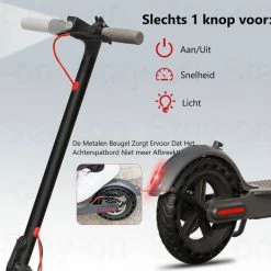 Stay-on Aovo M365 Pro | Elektrische Step | 350w |10.5ah! |31km/h! | Bereik 30/35km | Met APP | -Fietsen-Accessoires Shop 550x524 3