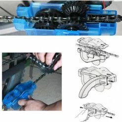 Uniquez Fietsketting Reiniger - Kettingborstel - Fietskettingreiniger - Kettingreiniger - Kettingborstel Fiets - Ketting Schoonmaken - Fietsgereedschap - Ontvetter Fiets - Chain Cleaner -Fietsen-Accessoires Shop 550x524 4