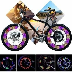 BOTC Spaakverlichting Fiets - 30 Patronen - Spaakverlichting Met Bewegingssensor - LED Fietswiel Spaak Licht -Fietsen-Accessoires Shop 550x528