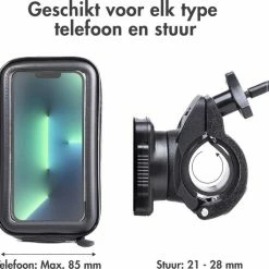 IMoshion Telefoonhouder Fiets - GSM Houder Fiets - Telefoonhouder Fiets Waterdicht - 360° Rotatie - Universeel -Fietsen-Accessoires Shop 550x529 3