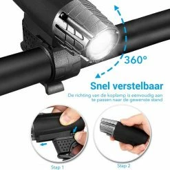 TIGIOO Fietslamp - Fietslampjes Set Koplamp - Fietslamp Voorlicht & Achterlicht USB Oplaadbaar -Fietsen-Accessoires Shop 550x532 9