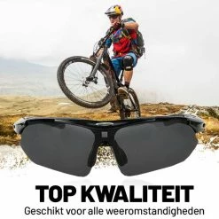Rocky - Fietsbrillen Heren - Sportbrillen - Professionele Fietsbril + Inclusief 5 Verwisselbare Lenzen + 2 Jaar Garantie -Fietsen-Accessoires Shop 550x534 6
