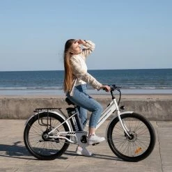 HITWAY Elektrische Fiets, 26 Inch, 250 W Motor, Li-batterij 36 V, 8.4 Ah, Tot 35-70 Km Wit Blauw 12 HITWAY Elektrische Fiets, 26 Inch, 250 W Motor, Li-batterij 36 V, 8.4 Ah, Tot 35-70 Km Wit Blauw -Fietsen-Accessoires Shop 550x534 8