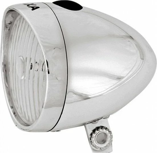 AXA Classic Battery - 4 Lux - Fietslamp Voorlicht - LED Koplamp - Fietsverlichting Op Batterij - Zilver 1 AXA Classic Battery - 4 Lux - Fietslamp Voorlicht - LED Koplamp - Fietsverlichting Op Batterij - Zilver
