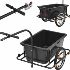 Hosel Fietskar / Aanhangwagen - 90 Liter