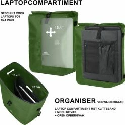 Dutch Mountains Enkele Fietstas | Rugzak | Sterke 100% Waterdicht | Fietstas, Schoudertas En Rugtas In 1 | 28 Liter | Groen 22 Dutch Mountains Enkele Fietstas | Rugzak | Sterke 100% Waterdicht | Fietstas, Schoudertas En Rugtas In 1 | 28 Liter | Groen -Fietsen-Accessoires Shop 550x535 6