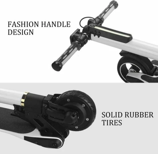 Technozom Techno LITE - Elektrische Step - Super Lichtgewicht - 23 Km/u - 3 Rijstanden - Opvouwbaar - Met LED Verlichting Voor & Achter - Zwart 9 Technozom Techno LITE - Elektrische Step - Super Lichtgewicht - 23 Km/u - 3 Rijstanden - Opvouwbaar - Met LED Verlichting Voor & Achter - Zwart - Afbeelding 9