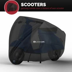 LOOXOLIFE Fietshoes - Voor 1 Fiets Of 2 Fietsen Waterdicht - XXL - Ultra Sterk & Dik - Premium PU Coating - Met Opberghoes -Fietsen-Accessoires Shop 550x536 9