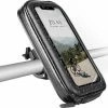IMoshion Telefoonhouder Fiets - GSM Houder Fiets - Telefoonhouder Fiets Waterdicht - 360° Rotatie - Universeel