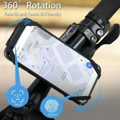 Merkloos Afneembare Mobiele Telefoon Houder Voor Op Je Fiets | Geschikt Voor Elk Toestel |Afneembaar | Houder Telefoon | Extra Stevig | Smartphone Houder | Stuur Houder | 360 Graden Draaibaar | Motor | Racefiets | Zwart -Fietsen-Accessoires Shop 550x537 9