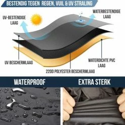 Strex Fietshoes Universeel Voor Alle Fietsen - Waterdicht 210D Oxford - Fiets Hoes Voor 1/2 Fietsen - Incl. Opbergzak -Fietsen-Accessoires Shop 550x539