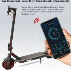 Stay-on Aovo M365 Pro | Elektrische Step | 350w |10.5ah! |31km/h! | Bereik 30/35km | Met APP | -Fietsen-Accessoires Shop 550x539 3