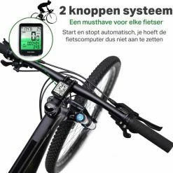 Vivid Green Draadloze Fietscomputer Snelheidsmeter - Mountainbike - Kilometerteller - Fiets Accessoires - Racefiets - Draadloos -Fietsen-Accessoires Shop 550x539 8