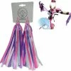 Enter Goods Stuurslingers - Fiets Versiering Kinderen - Stuurversiering Slingers - Handvat Streamers Voor Meisjes - Prinsessen Franjes - 2 Stuks - 24 CM - Stuurslingers Voor Kinderfiets