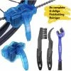 Fain Fietsketting Reiniger Set 6 Delig Fietsketting Onderhoud Fietsketting Borstel - Fietsgereedschap Kettingscherm Schrobber Fietsketting Ontvetter Ketting Schoonmaken Fiets Multitool