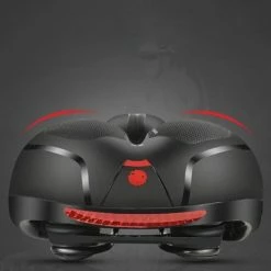 Voltano Fietszadel Met Gelpads - Zwart/Rood - Uitsparing - Zadelvering - Unisex - Incl. Gratis Zadelstrop -Fietsen-Accessoires Shop 550x542 6